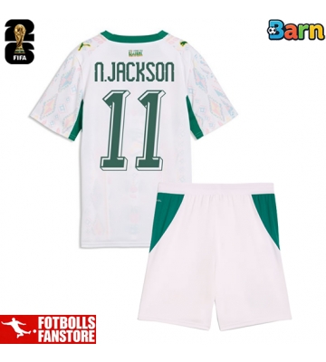 Senegal Nicolas Jackson #11 Hemmatröja Barn VM 2026 Kortärmad (+ Korta byxor)